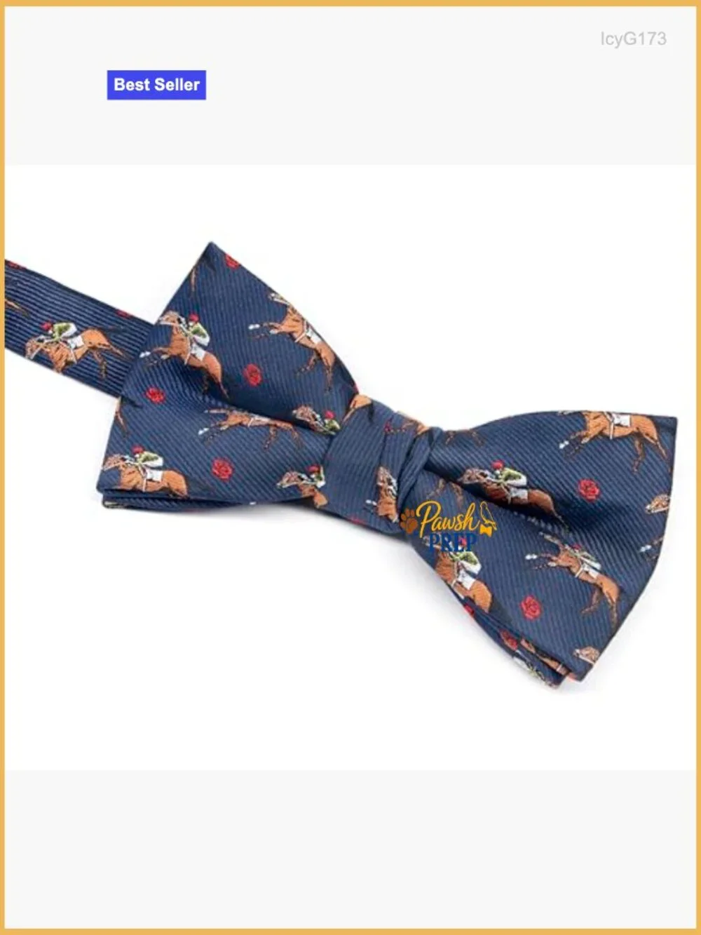 Pre-Tied Bow Tie Adjustable Strap Animal Print Polyester Microfiber